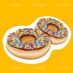Colorful doughnut